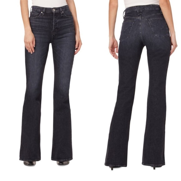 Hudson Faye Ultra High Rise Flare Jeans - Picture 1 of 9